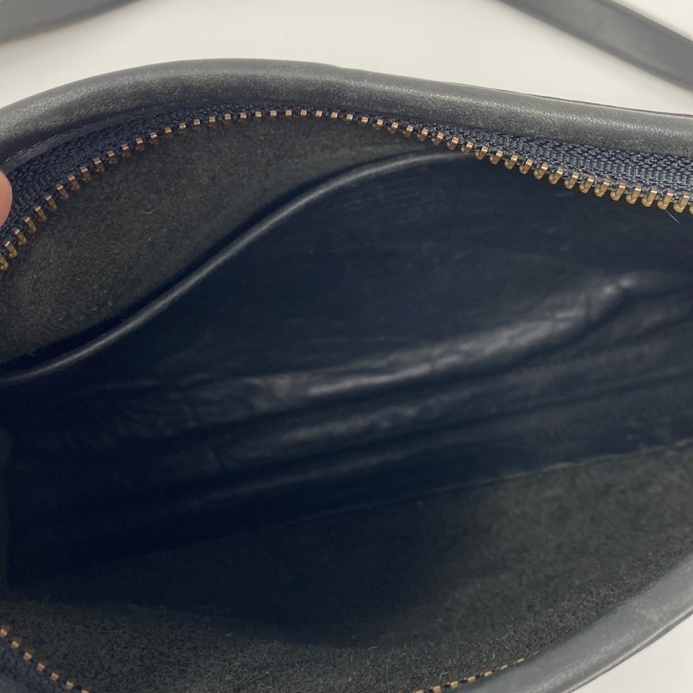 Coach Vintage Black Leather Austin Crossbody Adjustable Strap Purse - Picture 7 of 14